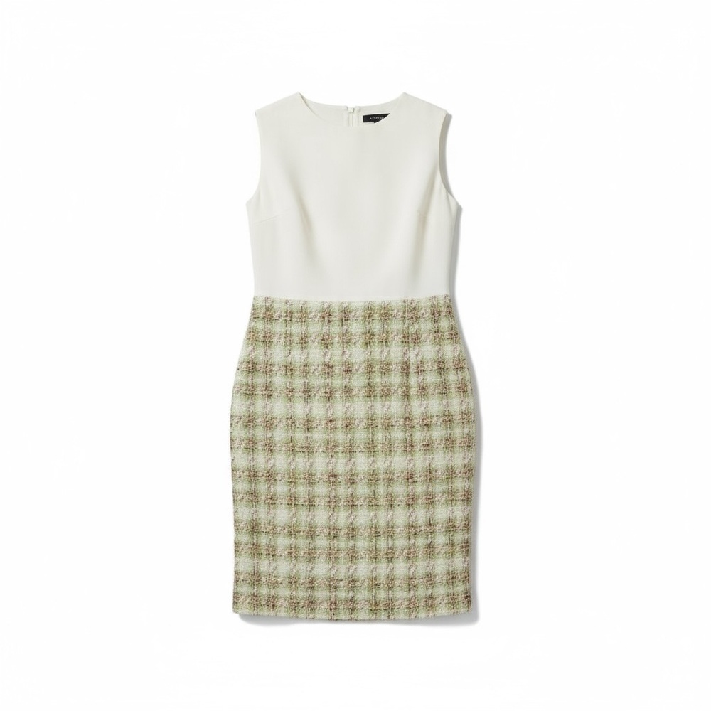 Chanel silk and tweed dress